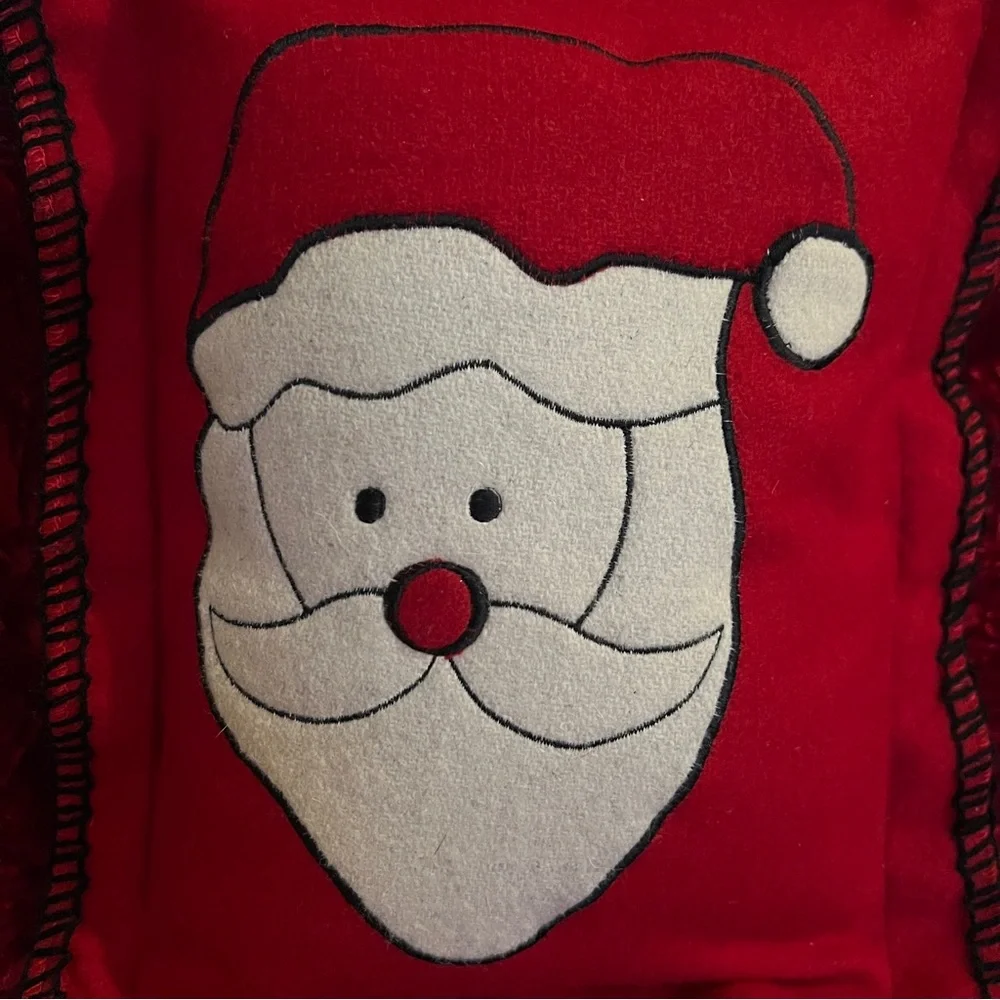 Vintage Santa Clause Mini Pillow